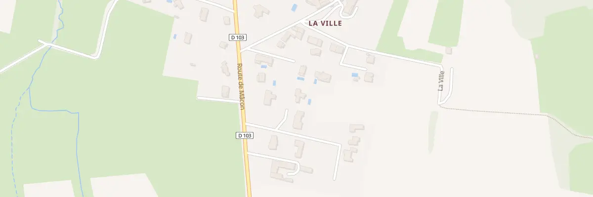 Plan du 41B Rte de Macon à Charbonnières