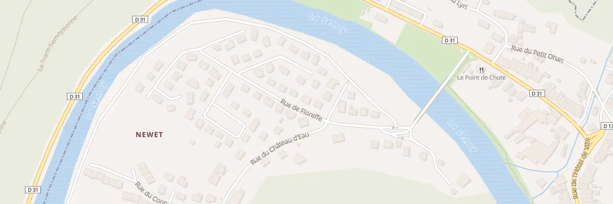 Plan du 9 Rue de Floreffe aux Hautes-Rivières