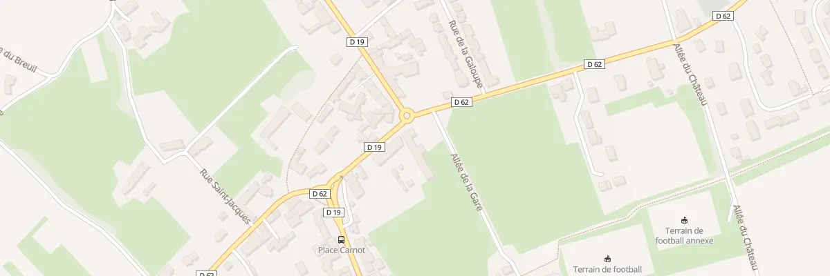 Plan du 1 Rue Eugene Gerard à Demigny