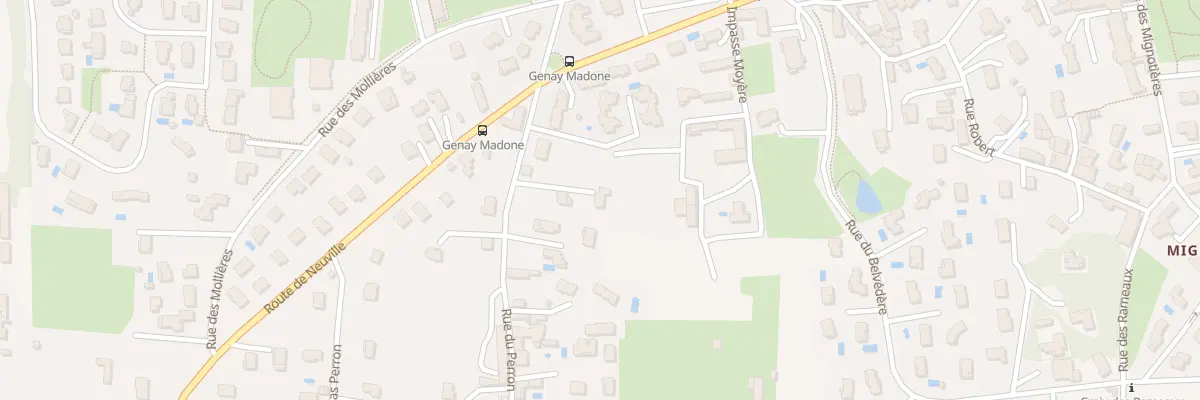Plan du 83A Rue du Perron à Genay
