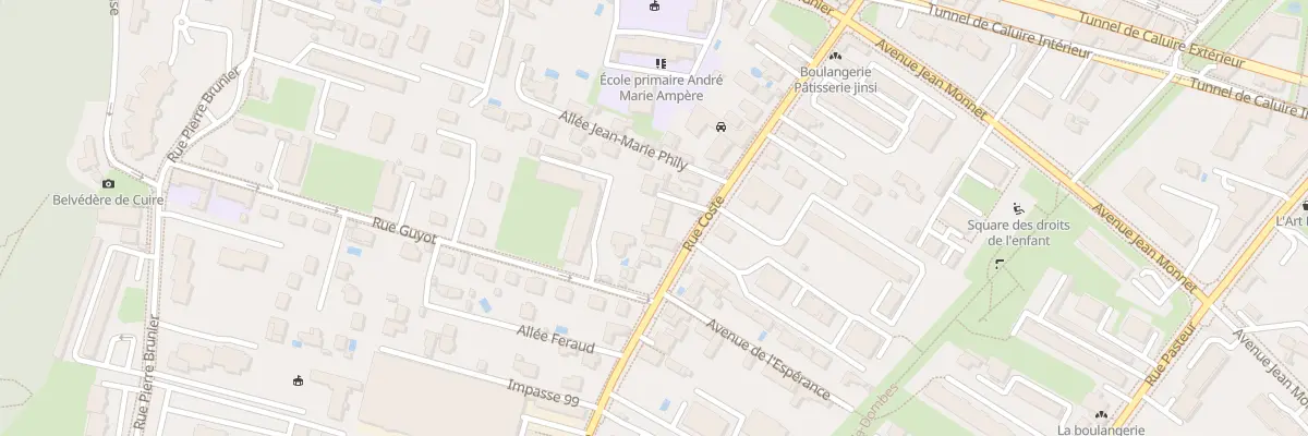 Plan du 115 Rue Coste à Caluire-et-Cuire