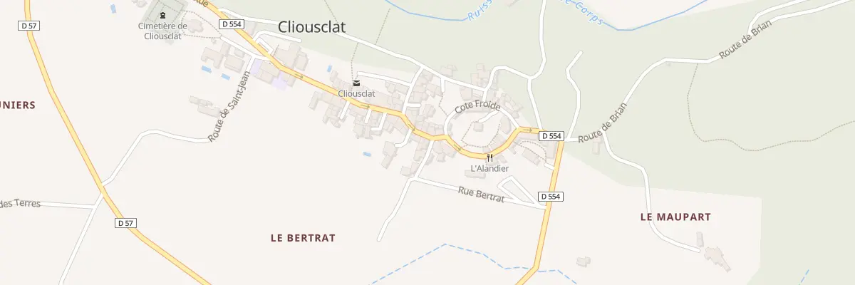 Plan du 2 Ven Bariole à Cliousclat