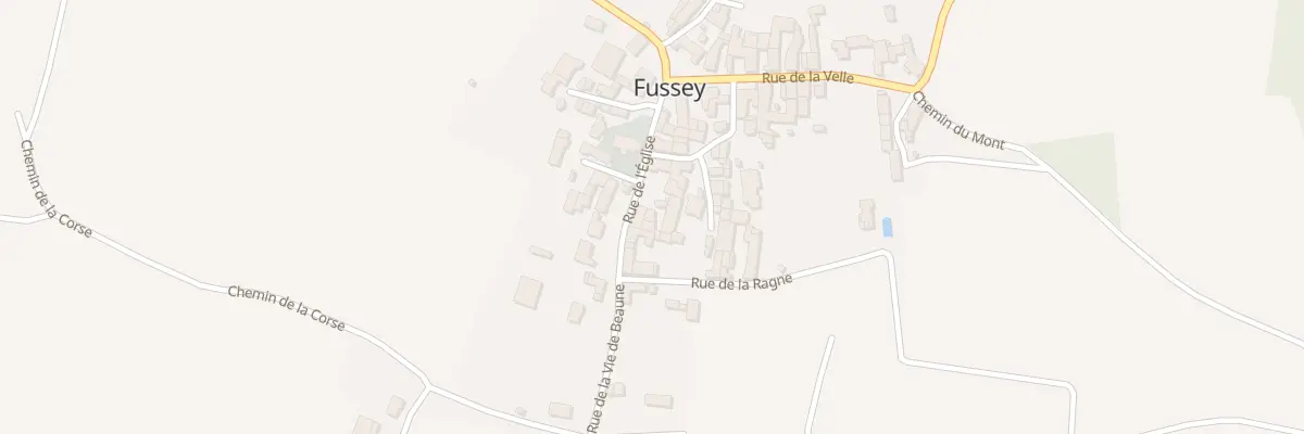 Plan du 4 Rue de l’Eglise à Fussey