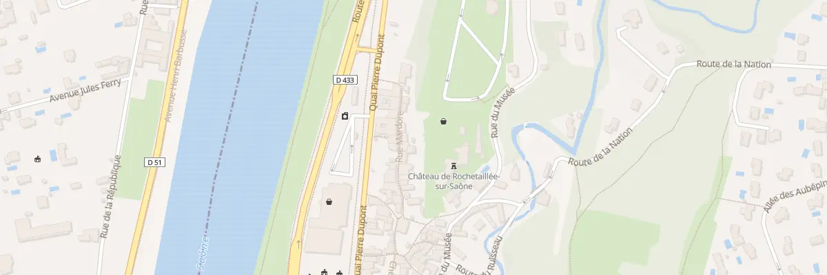 Plan du 85 Rue Mardore à Rochetaillée-sur-Saône