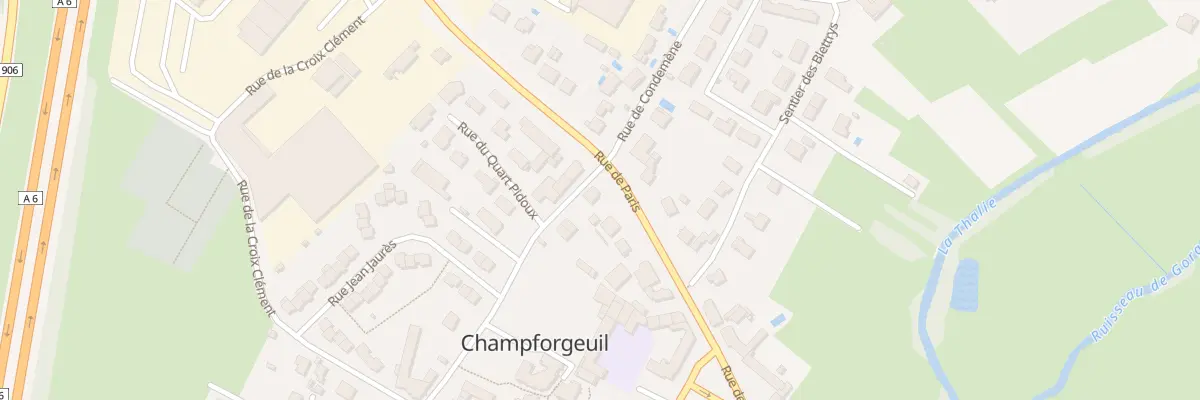 Plan du 85 Rue de Paris à La Chaux