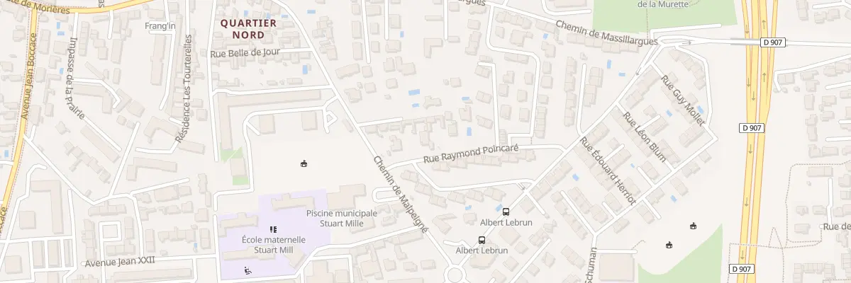Plan du 7B Rue Raymond Poincaré à Avignon