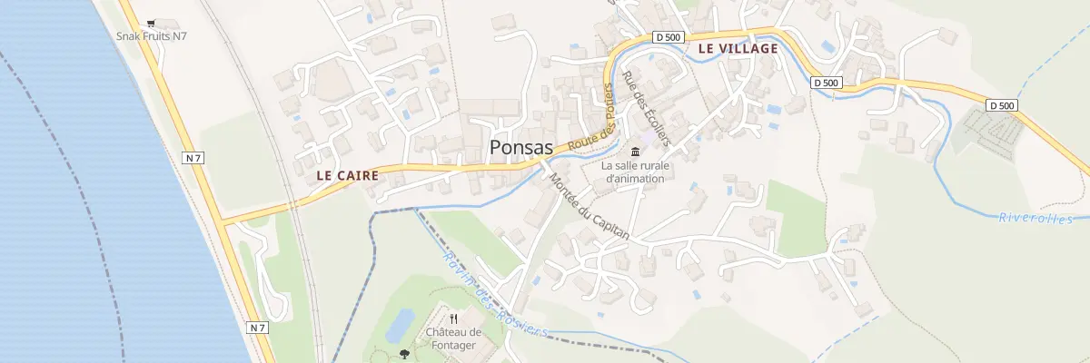 Plan du 10 Mte du Capitan à Ponsas