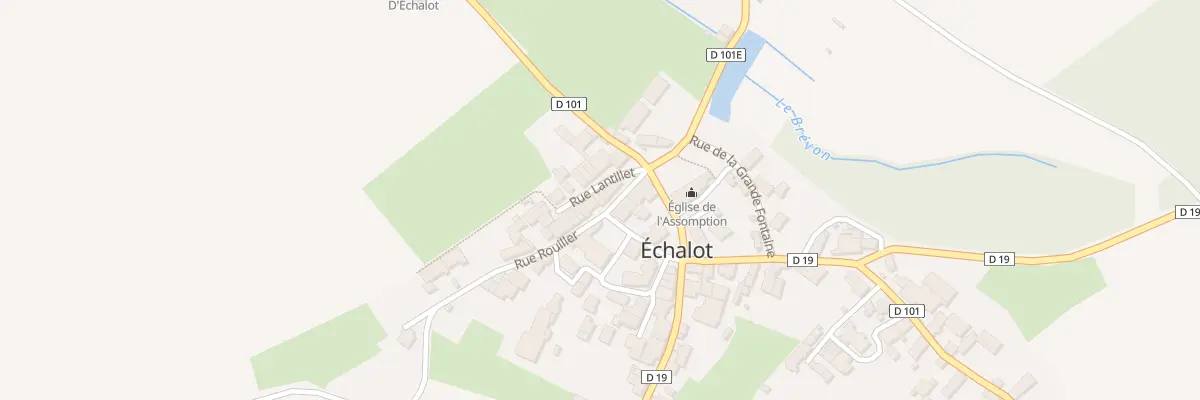 Plan du 3 Rue Lantillet à Échalot
