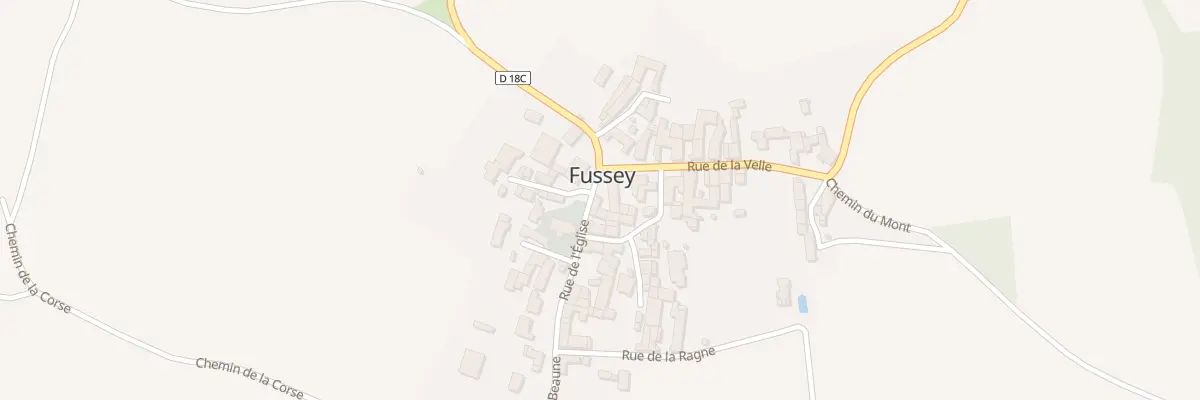 Plan du 5028 Le Village à Fussey