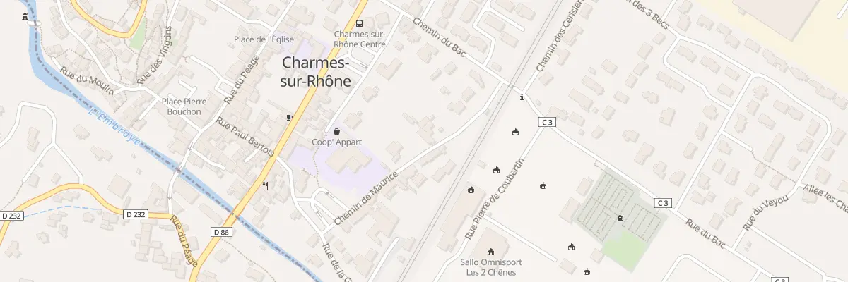 Plan du 5287 Che Maurice à Charmes-sur-Rhône