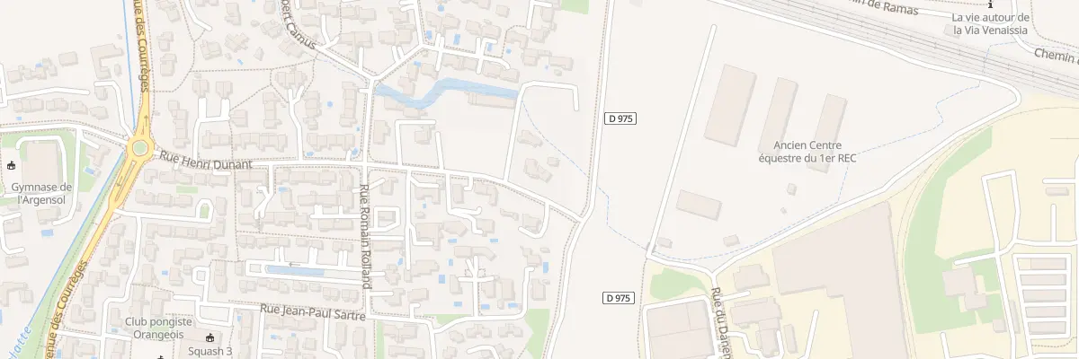 Plan du 637 Rue Henri Dunant à Orange