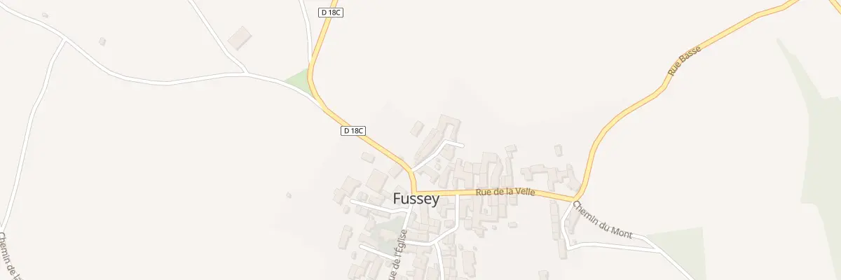 Plan du 1 Rue sous les Meix à Fussey