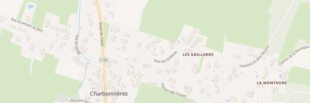 Plan du 17 Rue des Gaillards à Charbonnières