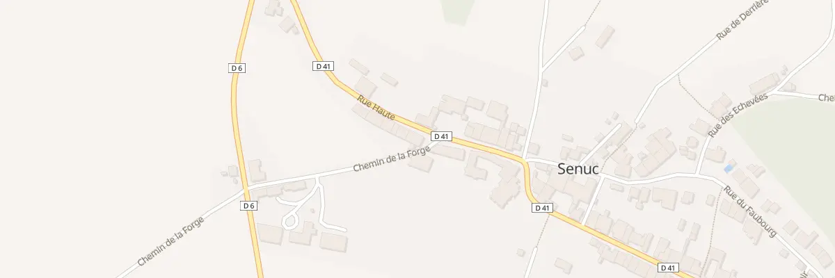 Plan du 3 Rue Haute à Senuc