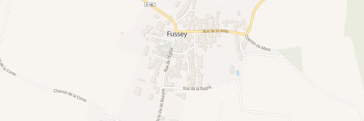Plan du 5030 Le Village à Fussey