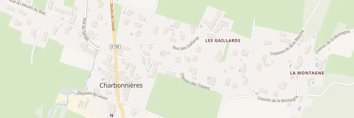Plan du 18 Rue des Gaillards à Charbonnières