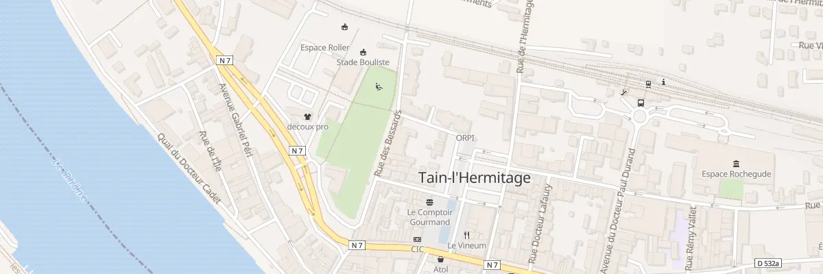 Plan du 26 Rue des Bessards à Tain-l’Hermitage