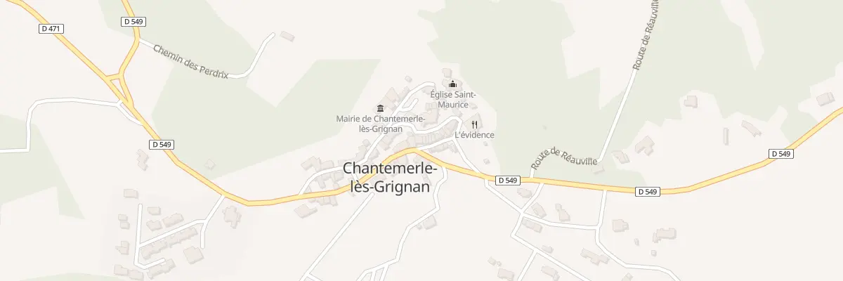 Plan du 5 Rue de la Bergerie à Chantemerle-lès-Grignan