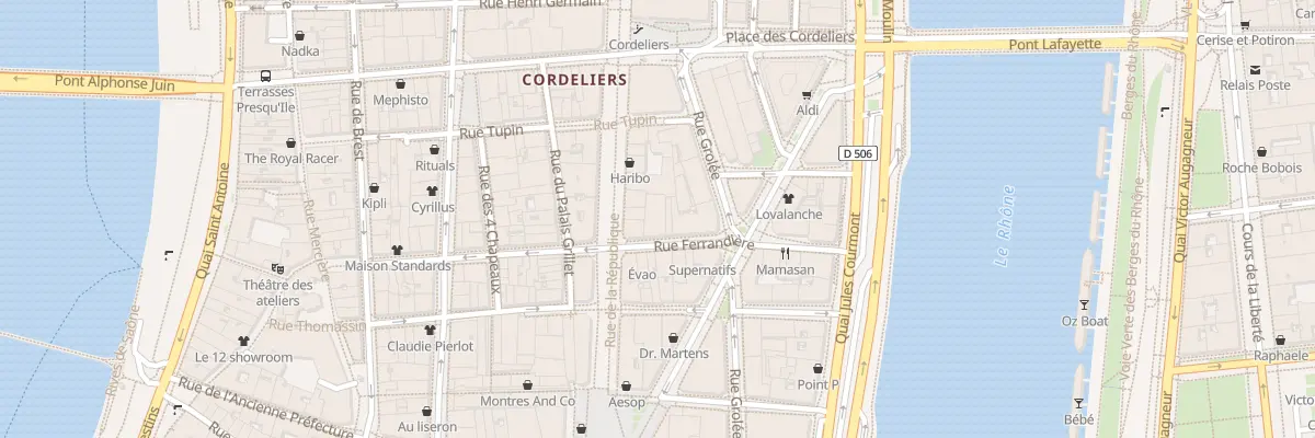 Plan du 27 Rue Ferrandière à Lyon 2e Arrondissement