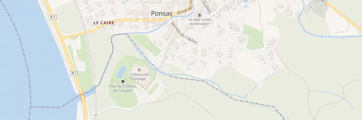 Plan du 4 Lot Les Terrasses à Ponsas