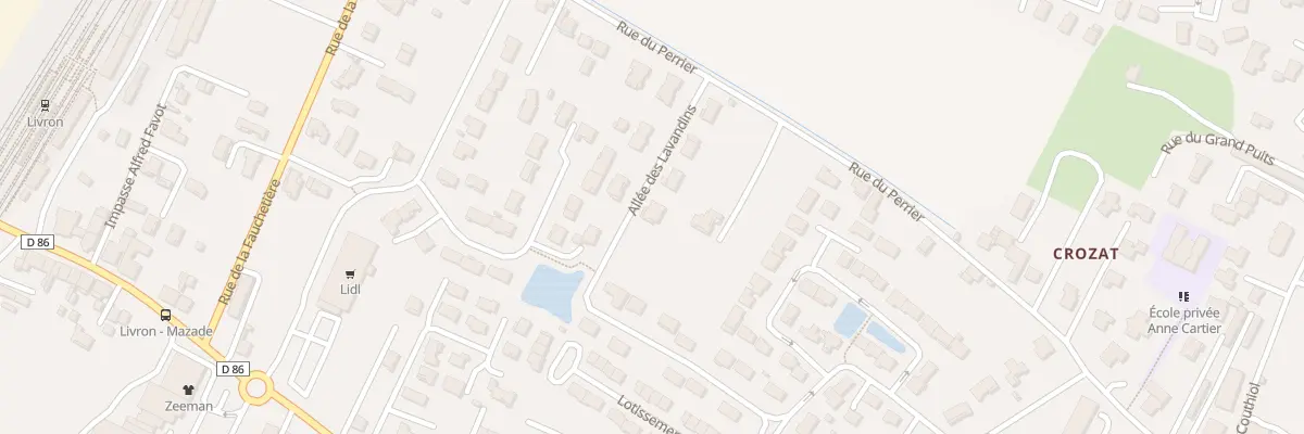 Plan du 7 All des Lavandins à Livron-sur-Drôme
