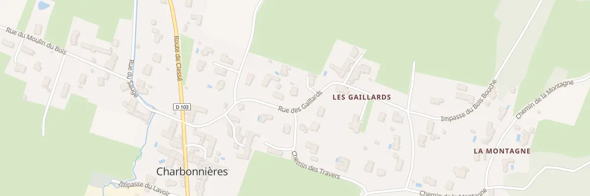 Plan du 19 Rue des Gaillards à Charbonnières