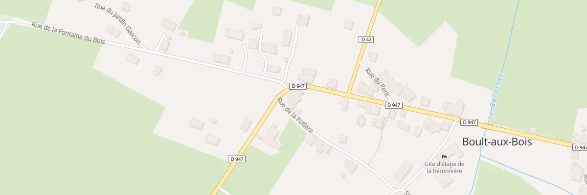 Plan du 10 Rue de la Potiere à Boult-aux-Bois