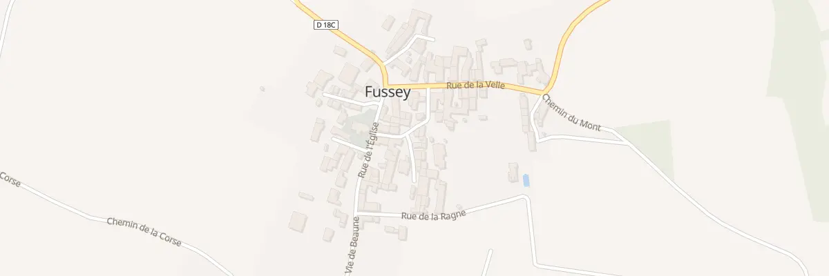 Plan du 6 Rue de l’Ilot à Fussey