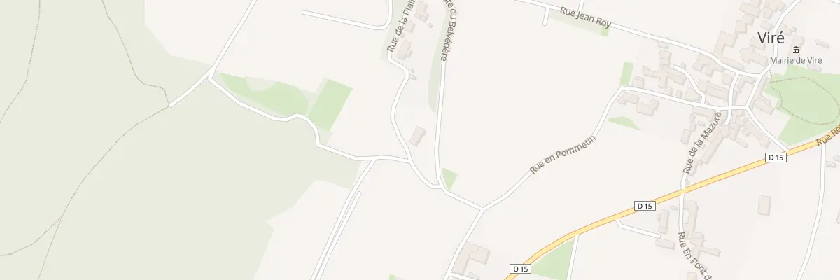 Plan du 1 Rte du Belvedere à Viré