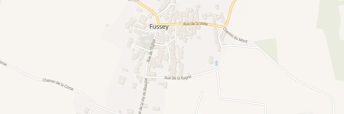 Plan du 1 Cr du Porche à Fussey