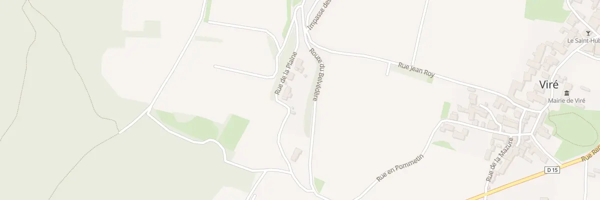 Plan du 5 Rue de la Plaine à Viré