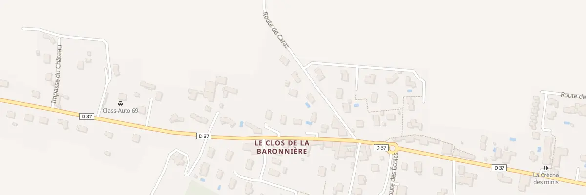 Plan du 5175 Rte de Caraz à Cheyssieu