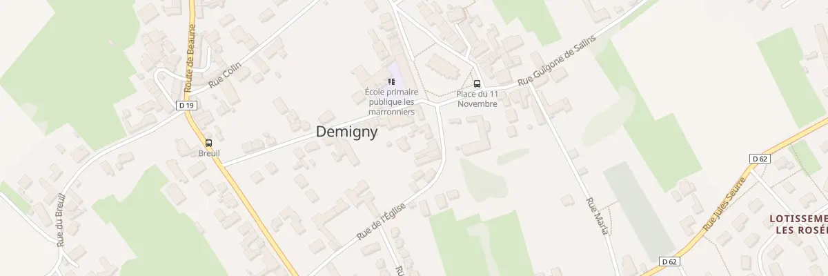 Plan du 6 Pl du 11 Novembre à Demigny