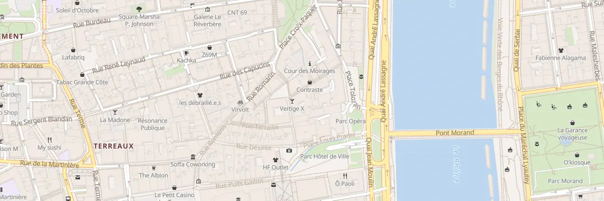 Plan du 5 Rue du Griffon à Lyon 1er Arrondissement
