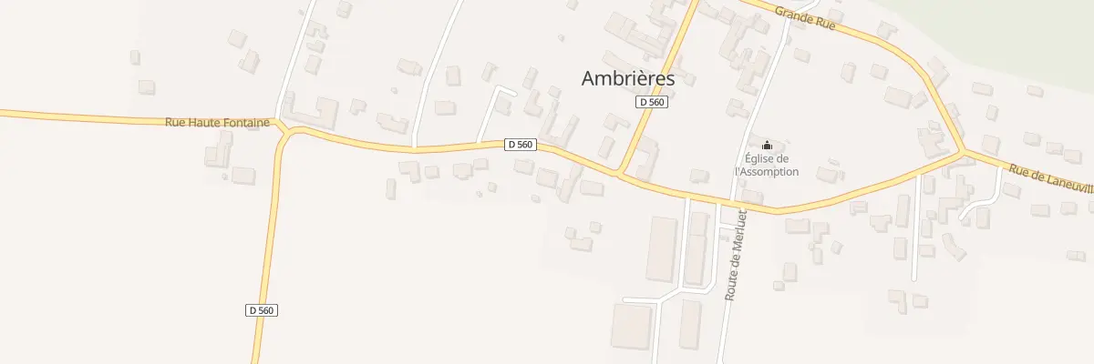 Plan du 5 Rue de Haute Fontaine à Ambrières