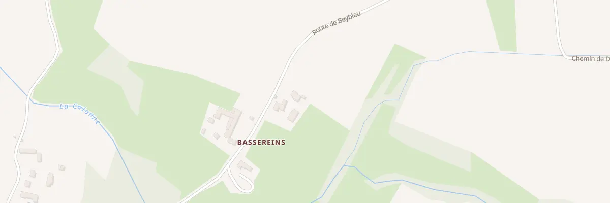 Plan du 5213 Sous Bassereins à Chaneins