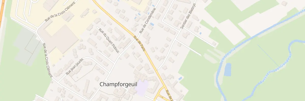 Plan du 94 Rue de Paris à Champforgeuil