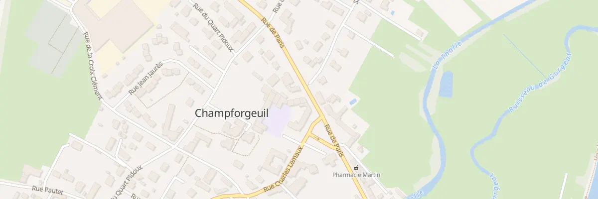 Plan du 75A Rue de Paris à Champforgeuil