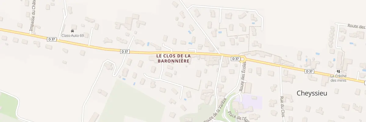 Plan du 141 Rte du Pilat à Cheyssieu