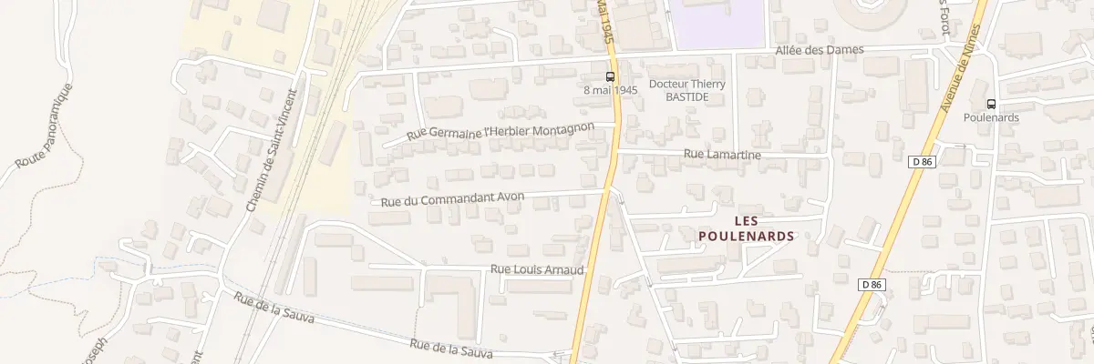 Plan du 4 Rue du Commandant Avon à Tournon-sur-Rhône