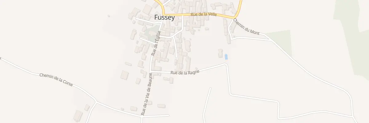 Plan du 3 Rue de la Ragne à Fussey