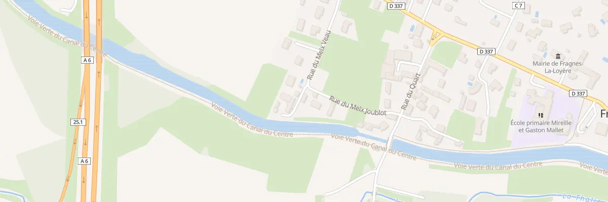 Plan du 5232 Rue du Meix Joublot à Fragnes-La Loyère