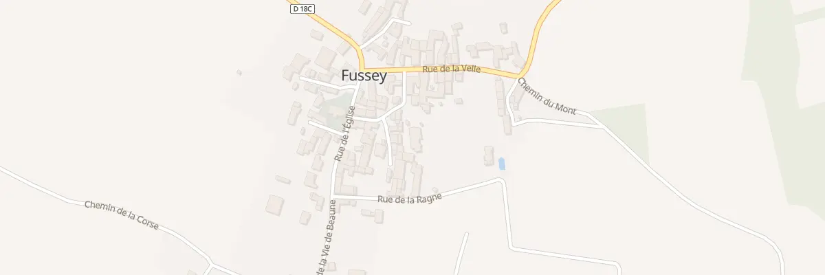 Plan du 5024 Le Village à Fussey