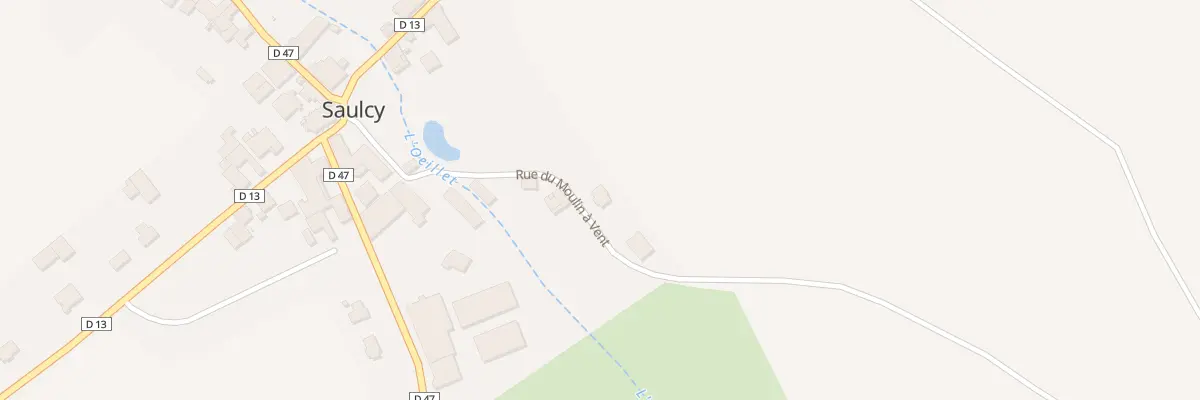 Plan du 8 Rue du Moulin à Vent à Saulcy