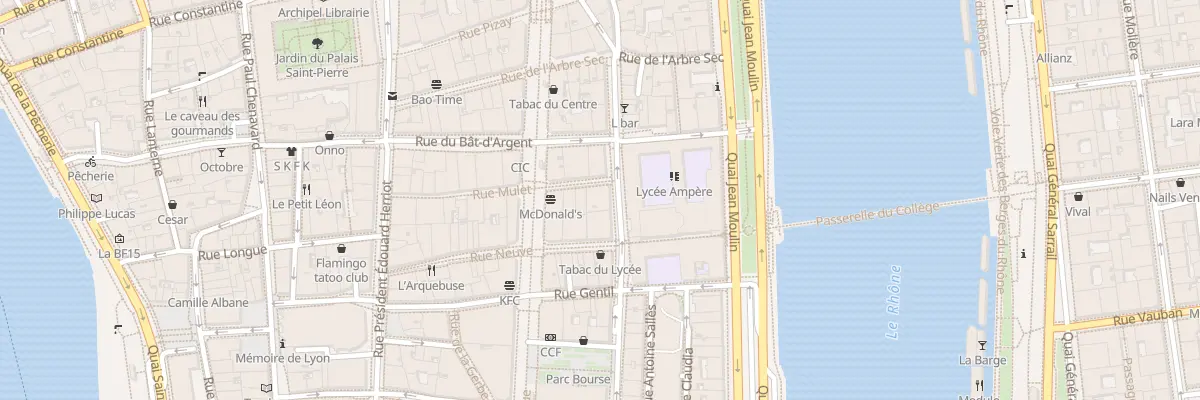 Plan du 4 Rue de la Bourse à Marcy-l’Étoile