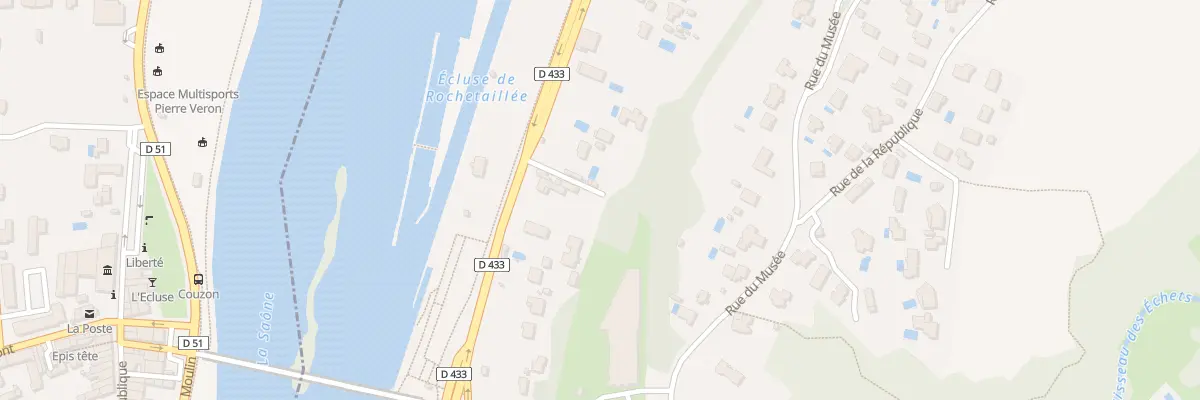 Plan du 740 Quai Pierre Dupont à Rochetaillée-sur-Saône