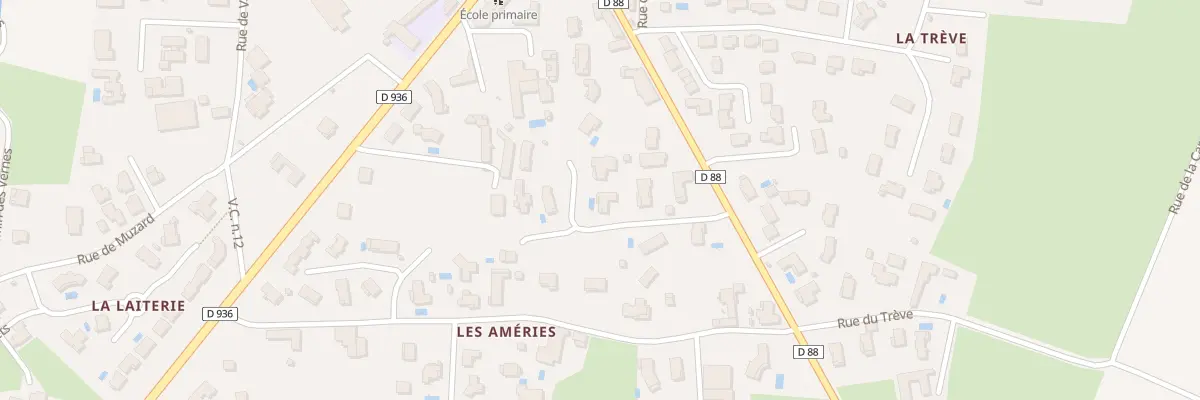 Plan du 90 All des Frênes à Villeneuve