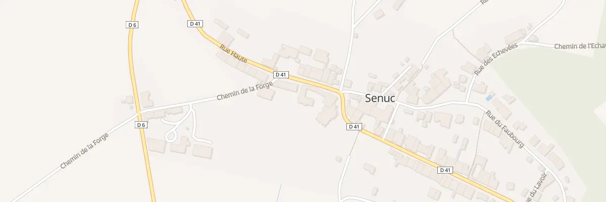 Plan du 1 Rue Haute à Senuc