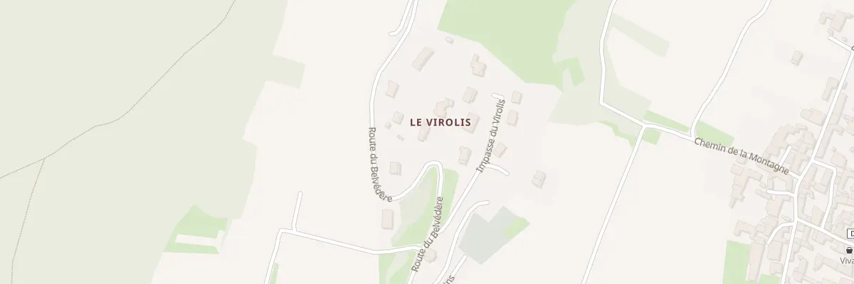 Plan du 6 Rte du Belvedere à Viré