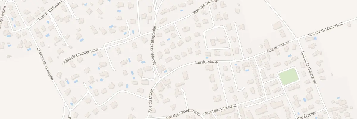 Plan du 33 Rue du Mazet à Communay